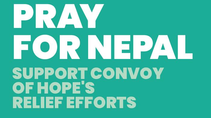 Pray for Nepal - Convoy of Hope